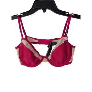 NWOT Victoria's Secret Luxe‎ Lingerie Unlined Demi Bra Pink Nude Size 32D